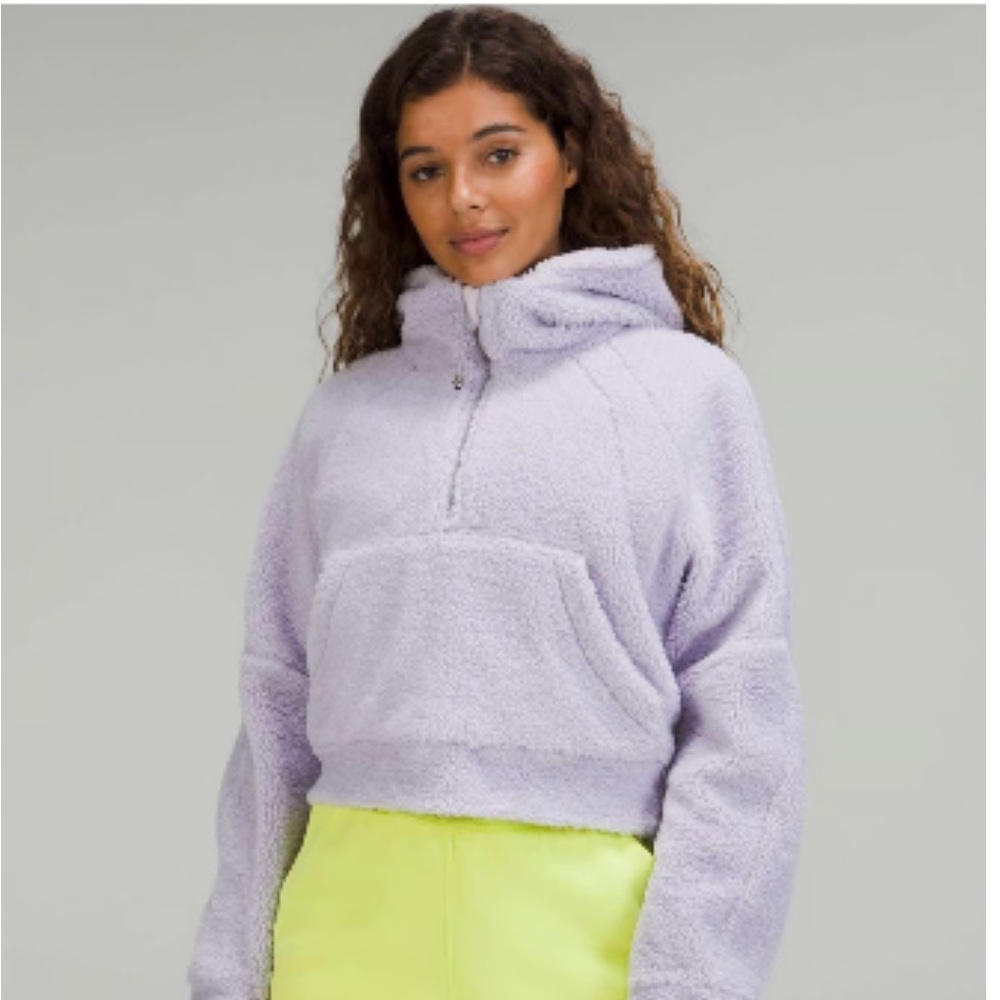 Purple Fleece Scuba Hoodie